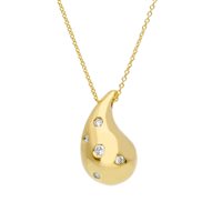 Collana Gioielleria Dossena  Donna in Oro giallo Diamante 0.07 Ct 280596BG SONGA - 280596BG SONGA